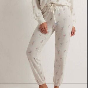 Z Supply Lounge Pants Cocktail Print